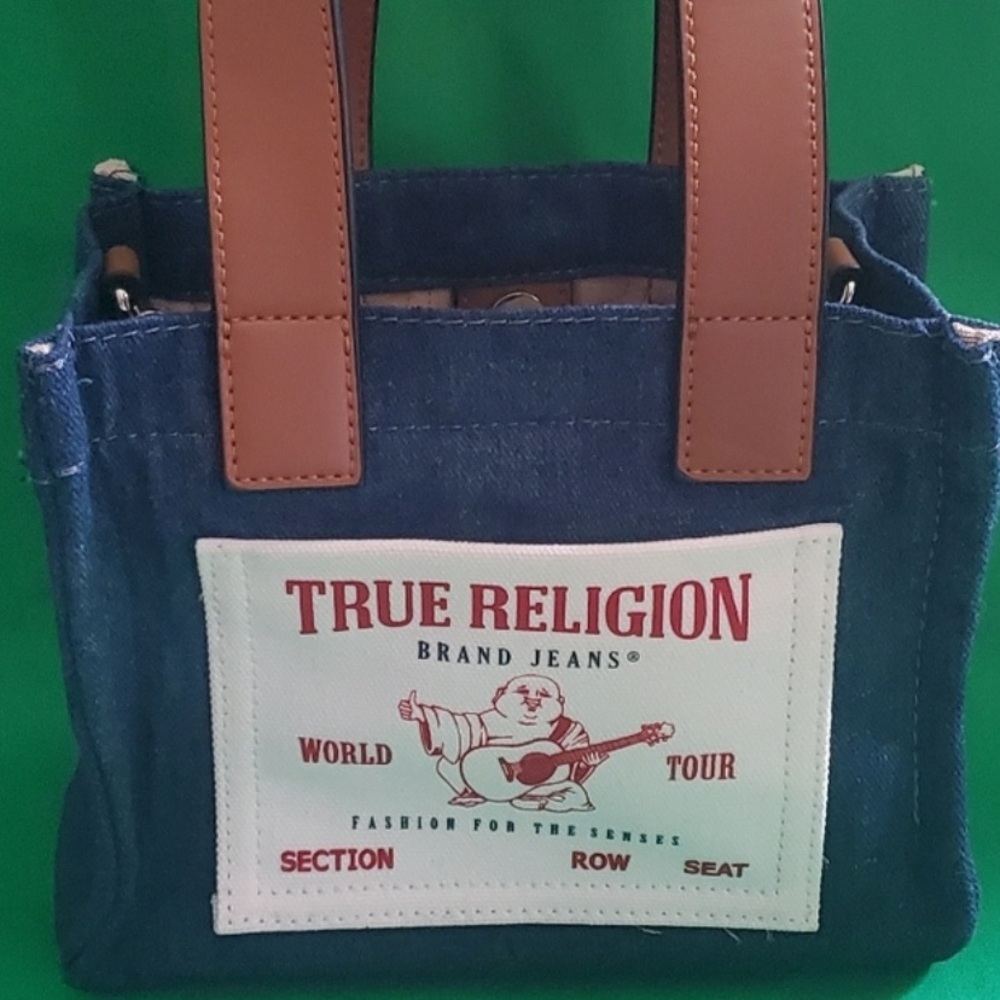 True Religion Shoulder Crossbody Tote Bag